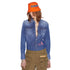 DSQUARED2 Icon Print Western Denim Blue Shirt 36