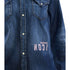 DSQUARED2 Icon Reverse Logo Western Dark Blue Denim Shirt W30