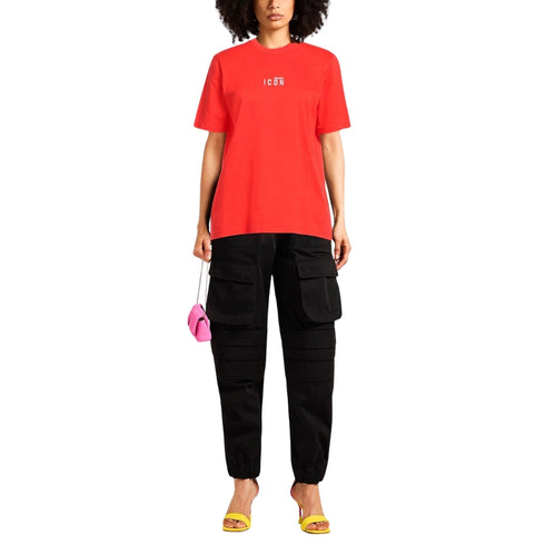 DSQUARED2 Icon Small Chest Logo Red T-Shirt S