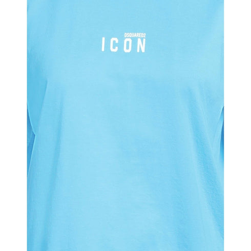 DSQUARED2 Icon Small Chest Logo Light Blue T-Shirt XS