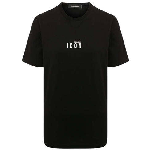 DSQUARED2 Icon Small Chest Logo Black T-Shirt XXS