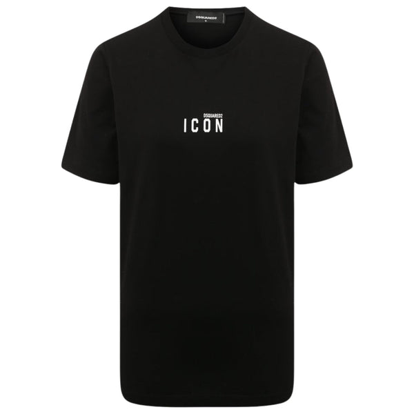 DSQUARED2 Icon Small Chest Logo Black T-Shirt XXS