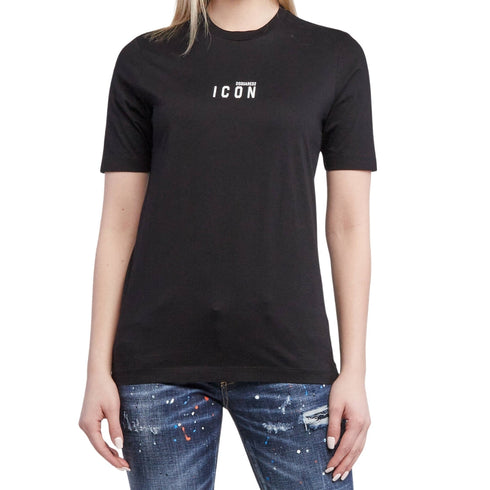 DSQUARED2 Icon Small Chest Logo Black T-Shirt XXS