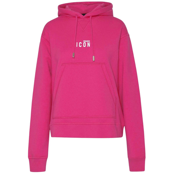 DSQUARED2 Icon Small Logo Pink Hoodie M