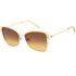 Swarovski Gradient Brown Lens Matte Deep Gold Sunglasses SK0314 31F