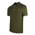Lyle & Scott Olive Green Co-ordinate Print Logo Short Sleeved Polo Shirt XS