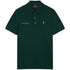 Lyle & Scott Dark Green Co-ordinate Print Logo Short Sleeved Polo Shirt XS