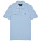Lyle & Scott Light Blue Co-ordinate Print Logo Short Sleeved Polo Shirt XS