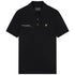 Lyle & Scott Black Co-ordinate Print Logo Short Sleeved Polo Shirt XS