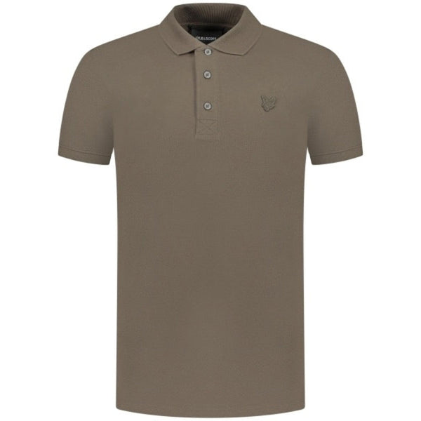 Lyle & Scott Tonal Eagle Form Green Polo Shirt M