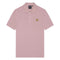 Lyle & Scott Field Thistle Pink Plain Polo Shirt SP400VOG Field Thistle X408