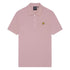 Lyle & Scott Field Thistle Pink Plain Polo Shirt SP400VOG Field Thistle X408