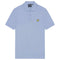 Lyle & Scott Branded Chest Logo Crafted Blue Polo Shirt S