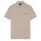 Lyle & Scott Branded Chest Logo Heritage Beige Polo Shirt S