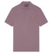 Lyle & Scott Branded Chest Logo Highland Mauve Purple Polo Shirt M
