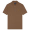 Lyle & Scott Branded Chest Logo Wild Nettle Brown Polo Shirt S