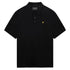 Lyle & Scott Branded Chest Logo Jet Black Polo Shirt L