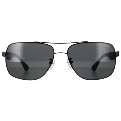 Police Semi-Matte Black Sunglasses SPL655 0531