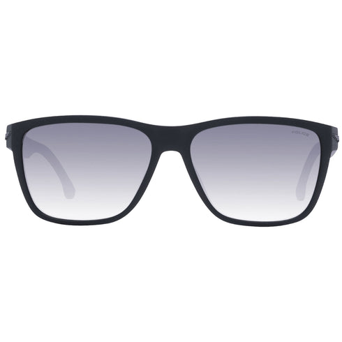 Police Grey Lens Semi-Matte Black Sunglasses SPLB38 0U28