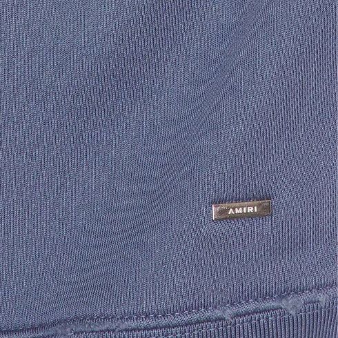 Amiri 22 Logo Blue Hoodie S