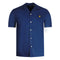 Lyle & Scott Navy Blue Short Sleeve Resort Shirt XS
