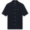 Lyle Scott Short Sleeve Dark Navy Oxford Shirt