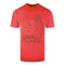 Cavalli Class Floral Tiger Design Red T-Shirt M