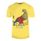 Cavalli Class Bold Tiger Design Yellow T-Shirt