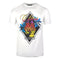 Cavalli Class Diamond Tiger Design White T-Shirt