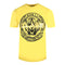 Cavalli Class Circular Tiger Design Yellow T-Shirt