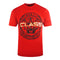 Cavalli Class Circular Tiger Design Red T-Shirt