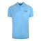 Cavalli Class Signature Logo Light Blue Polo Shirt