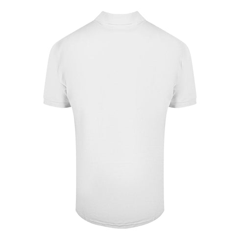 Cavalli Class Bold Logo White Polo Shirt Sxt64C Kb002 00053 - Style Centre Wholesale
