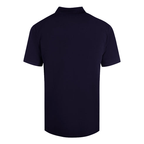 Cavalli Class Circle Logo Navy Blue Polo Shirt