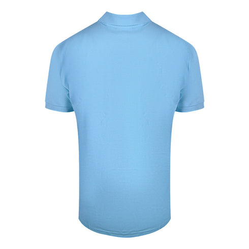 Cavalli Class Circle Logo Light Blue Polo Shirt