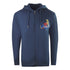 Cavalli Class Bold Tiger Logo Navy Blue Zip Up Hoodie