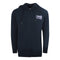 Cavalli Class Floral Bold Logo Navy Blue Zip Up Hoodie SXT66I CF052 04926 - Style Centre Wholesale