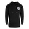 Cavalli Class Large Circle Design Black Hoodie M