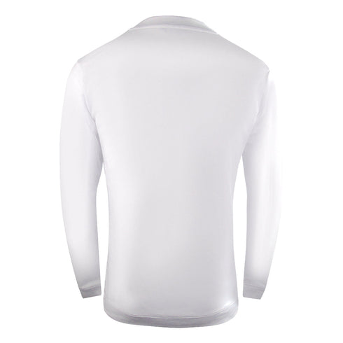 Cavalli Class Large Bold Logo Design White Sweatshirt - Style Centre Wholesale