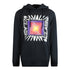 Cavalli Class Asymmetric Box Design Black Hoodie M