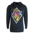 Cavalli Class Diamond Tiger Design Black Hoodie M