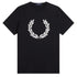 Fred Perry Laurel Wreath Print Kids Black T-Shirt 11-12