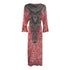 Inoa Fashion Shiraz 1923 Sleeve Long Kaftan With Frill Womens