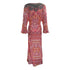 Inoa Fashion Shiraz 1923 Sleeve Long Kaftan With Frill Womens