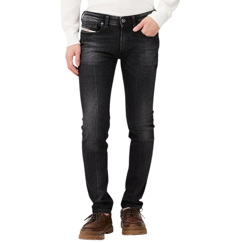 Diesel 1979 Sleenker Black Faded Denim Jeans W27 L30 / 30L