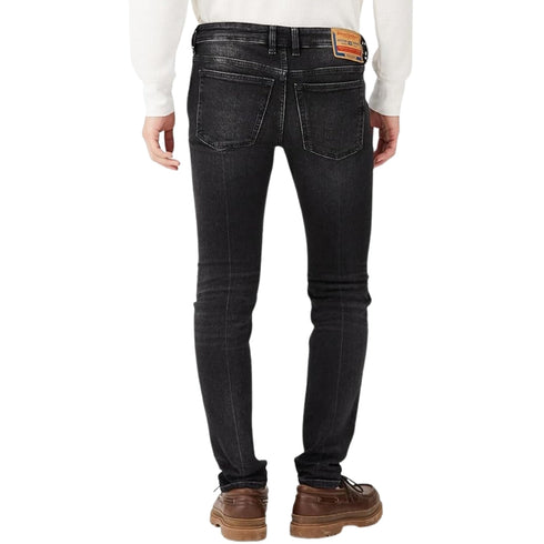 Diesel 1979 Sleenker Black Faded Denim Jeans W27 L30 / 30L
