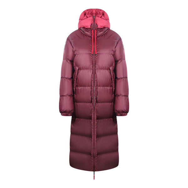 Parajumpers Sleeping Bag Reversible Red Long Hooded Down Jacket S
