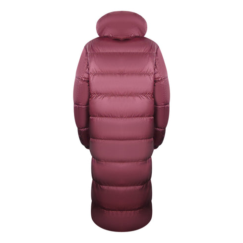 Parajumpers Sleeping Bag Reversible Red Long Hooded Down Jacket S