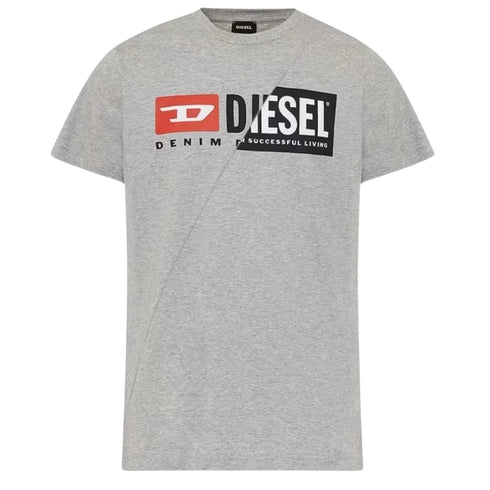 Diesel Cuty Design Grey T-Shirt T-DIEGO-CUTYAGLIETTA 0091A 9CB