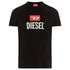Diesel Large Block D Logo Black T-Shirt XXS